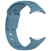 For Samsung Galaxy Watch Ultra 47mm Kalebol Square Buckle Silicone Watch Band(Blue)