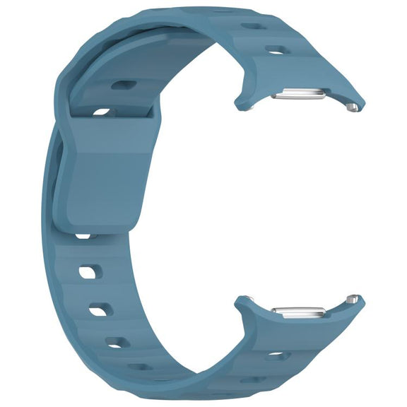 For Samsung Galaxy Watch Ultra 47mm Kalebol Square Buckle Silicone Watch Band(Blue)