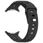 For Samsung Galaxy Watch Ultra 47mm Kalebol Square Buckle Silicone Watch Band(Black)