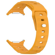For Samsung Galaxy Watch Ultra 47mm / Ultra 2025 Kalebol Square Buckle Silicone Watch Band(Yellow)