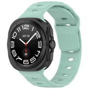 For Samsung Galaxy Watch Ultra 47mm Kalebol Square Buckle Silicone Watch Band(Teal)