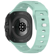 For Samsung Galaxy Watch Ultra 47mm Kalebol Square Buckle Silicone Watch Band(Teal)