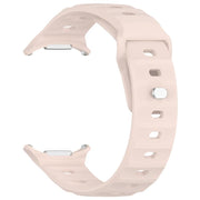 For Samsung Galaxy Watch Ultra 47mm Kalebol Square Buckle Silicone Watch Band(Nebula Pink)
