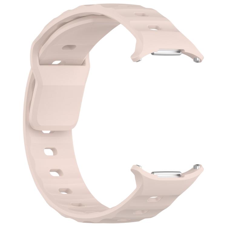 For Samsung Galaxy Watch Ultra 47mm Kalebol Square Buckle Silicone Watch Band(Nebula Pink)