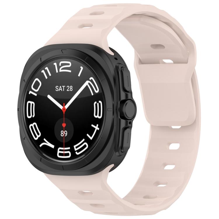 For Samsung Galaxy Watch Ultra 47mm Kalebol Square Buckle Silicone Watch Band(Nebula Pink) - free shipping - PMc TechLife - Order now!