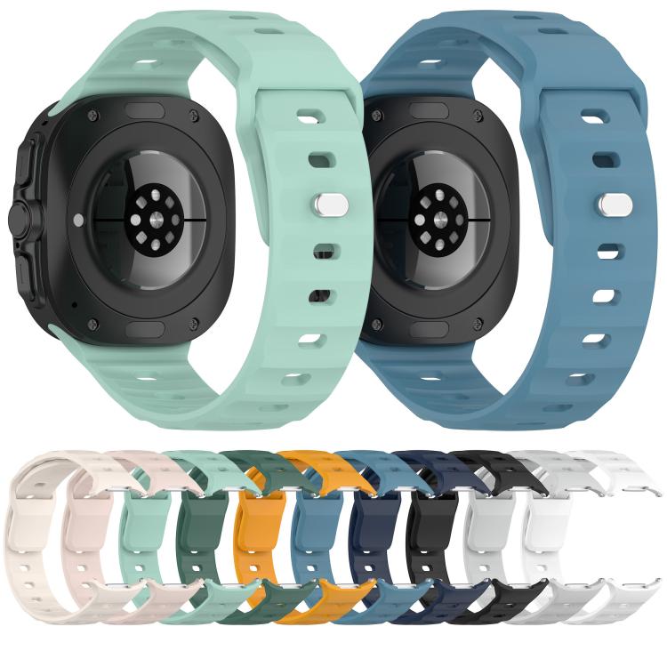 For Samsung Galaxy Watch Ultra 47mm Kalebol Square Buckle Silicone Watch Band(Midnight Blue) - Watch Bands by Kalebol | Online Shopping South Africa | PMc TechLife | Buy Now Pay Later Mobicred