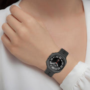 For Samsung Galaxy Watch Ultra 47mm Kalebol Square Buckle Silicone Watch Band(Midnight Blue)