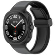 For Samsung Galaxy Watch Ultra 47mm Kalebol Composite Silicone Folding Magnetic Buckle Watch Band(Grey) - free shipping - PMc TechLife - Order now!