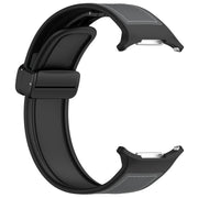 For Samsung Galaxy Watch Ultra 47mm Kalebol Composite Silicone Folding Magnetic Buckle Watch Band(Grey)