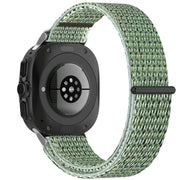 For Samsung Galaxy Watch Ultra 47mm Kalebol Hook and Loop Fastener Nylon Braided Watch Band(Blue Ocean)