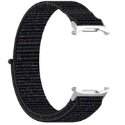 For Samsung Galaxy Watch Ultra 47mm Kalebol Hook and Loop Fastener Nylon Braided Watch Band(Official Black)