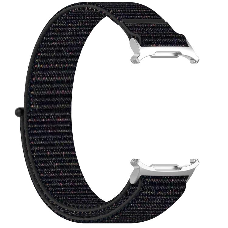 For Samsung Galaxy Watch Ultra 47mm Kalebol Hook and Loop Fastener Nylon Braided Watch Band(Official Black)