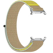 For Samsung Galaxy Watch Ultra 47mm Kalebol Hook and Loop Fastener Nylon Braided Watch Band(Camel)
