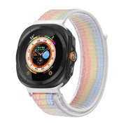 For Samsung Galaxy Watch Ultra 47mm Kalebol Quick Release Nylon Braided Watch Band(Colorful)