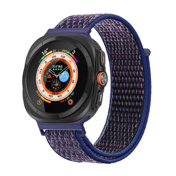 For Samsung Galaxy Watch Ultra 47mm Kalebol Quick Release Nylon Braided Watch Band(Indigo) - free shipping - PMc TechLife - Order now!