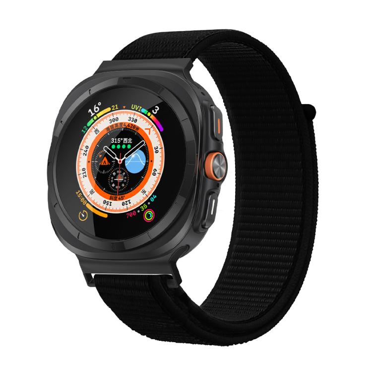 For Samsung Galaxy Watch Ultra 47mm / Ultra 2025 Kalebol Quick Release Nylon Braided Watch Band(Black) - free shipping - PMc TechLife - Order now!