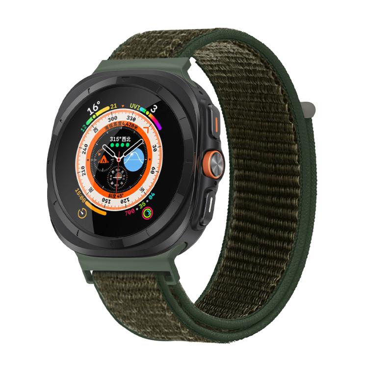 For Samsung Galaxy Watch Ultra 47mm Kalebol Quick Release Nylon Braided Watch Band(Army Green) - free shipping - PMc TechLife - Order now!
