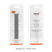 For Samsung Galaxy Watch Ultra 47mm Kalebol Quick Release Nylon Braided Watch Band(Blue Ocean)