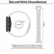 For Samsung Galaxy Watch Ultra 47mm Kalebol Three-bead Steel Watch Band(Black)