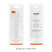 For Samsung Galaxy Watch Ultra 47mm Kalebol Three-bead Steel Watch Band(Black)
