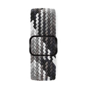 For Apple Watch 46mm / 49mm / 45mm / 44mm Kalebol Eight Buckle Nylon Braided Watch Band(Chocolate)