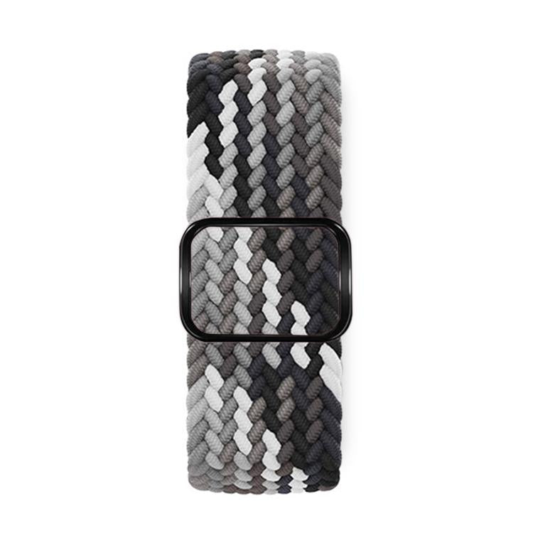 For Apple Watch 46mm / 49mm / 45mm / 44mm Kalebol Eight Buckle Nylon Braided Watch Band(Chocolate)