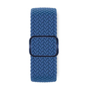 For Apple Watch 46mm / 49mm / 45mm / 44mm Kalebol Eight Buckle Nylon Braided Watch Band(Cold Blue)