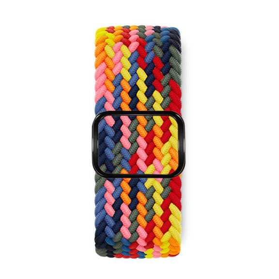 For Apple Watch 46mm / 49mm / 45mm / 44mm Kalebol Eight Buckle Nylon Braided Watch Band(Colorful)