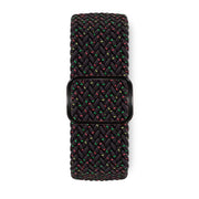 For Apple Watch 46mm / 49mm / 45mm / 44mm Kalebol Eight Buckle Nylon Braided Watch Band(Starlight Black)