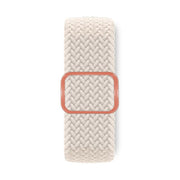 For Apple Watch 46mm / 49mm / 45mm / 44mm Kalebol Eight Buckle Nylon Braided Watch Band(Starlight)
