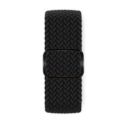For Apple Watch 46mm / 49mm / 45mm / 44mm Kalebol Eight Buckle Nylon Braided Watch Band(Black)