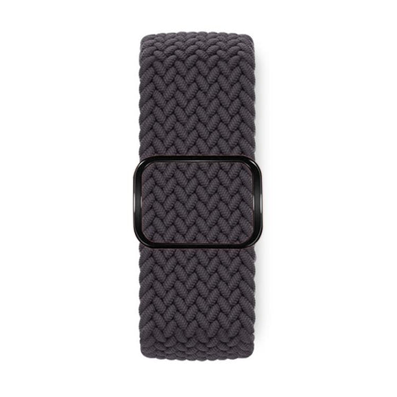 For Apple Watch 42mm / 41mm / 40mm / 38mm Kalebol Eight Buckle Nylon Braided Watch Band(Space Gray)