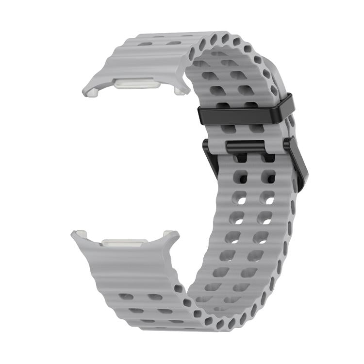 For Samsung Galaxy Watch Ultra 47mm Kalebol Porous Breathable Silicone Watch Band(Grey) - free shipping - PMc TechLife - Order now!