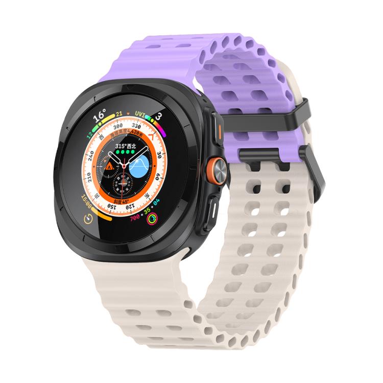 For Samsung Galaxy Watch Ultra 47mm Kalebol Porous Breathable Silicone Watch Band(Starlight Purple) - free shipping - PMc TechLife - Order now!