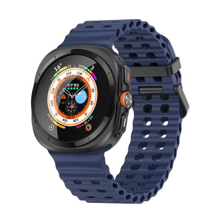For Samsung Galaxy Watch Ultra 47mm Kalebol Porous Breathable Silicone Watch Band(Blue) - free shipping - PMc TechLife - Order now!