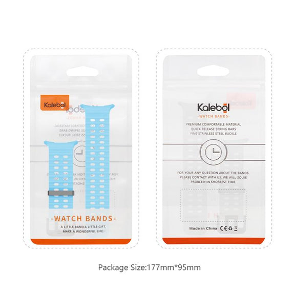For Samsung Galaxy Watch Ultra 47mm Kalebol Porous Breathable Silicone Watch Band(White)