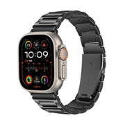For Apple Watch 46mm / 49mm / 45mm / 44mm Kalebol Tooling Metal Zinc Alloy Watch Band(Black)