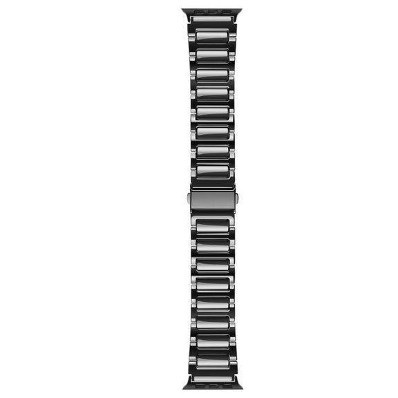 For Apple Watch 46mm / 49mm / 45mm / 44mm Kalebol Tooling Metal Zinc Alloy Watch Band(Black)