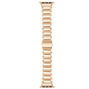 For Apple Watch 46mm / 49mm / 45mm / 44mm Kalebol Tooling Metal Zinc Alloy Watch Band(Rose Gold)