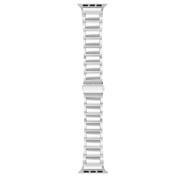For Apple Watch 46mm / 49mm / 45mm / 44mm Kalebol Tooling Metal Zinc Alloy Watch Band(Silver)