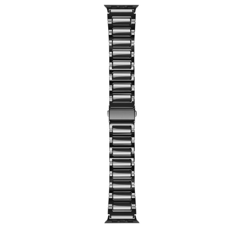 For Apple Watch 42mm / 41mm / 40mm / 38mm Kalebol Tooling Metal Zinc Alloy Watch Band(Black)