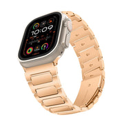 For Apple Watch 42mm / 41mm / 40mm / 38mm Kalebol Tooling Metal Zinc Alloy Watch Band(Rose Gold)
