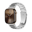 For Apple Watch 42mm / 41mm / 40mm / 38mm Kalebol Tooling Metal Zinc Alloy Watch Band(Silver Black) - free shipping - PMc TechLife - Order now!