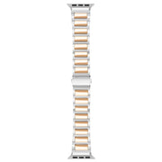 For Apple Watch 42mm / 41mm / 40mm / 38mm Kalebol Tooling Metal Zinc Alloy Watch Band(Silver Rose Gold)