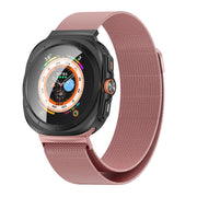 For Samsung Galaxy Watch Ultra 47mm Kalebol Milanese Stainless Steel Watch Band(Rose Pink)