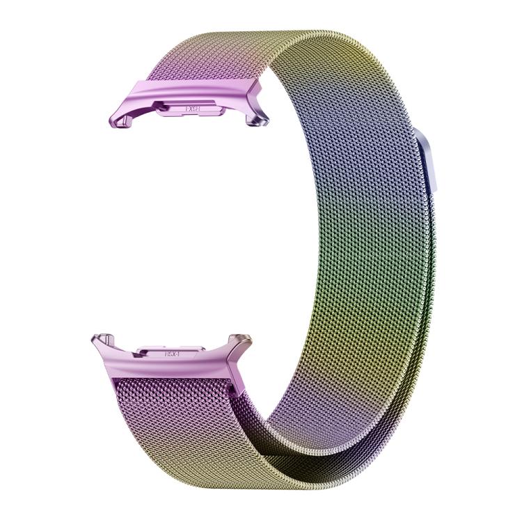 For Samsung Galaxy Watch Ultra 47mm Kalebol Milanese Stainless Steel Watch Band(Colorful)