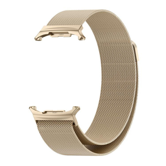 For Samsung Galaxy Watch Ultra 47mm / Ultra 2025 Kalebol Milanese Stainless Steel Watch Band(Starlight)