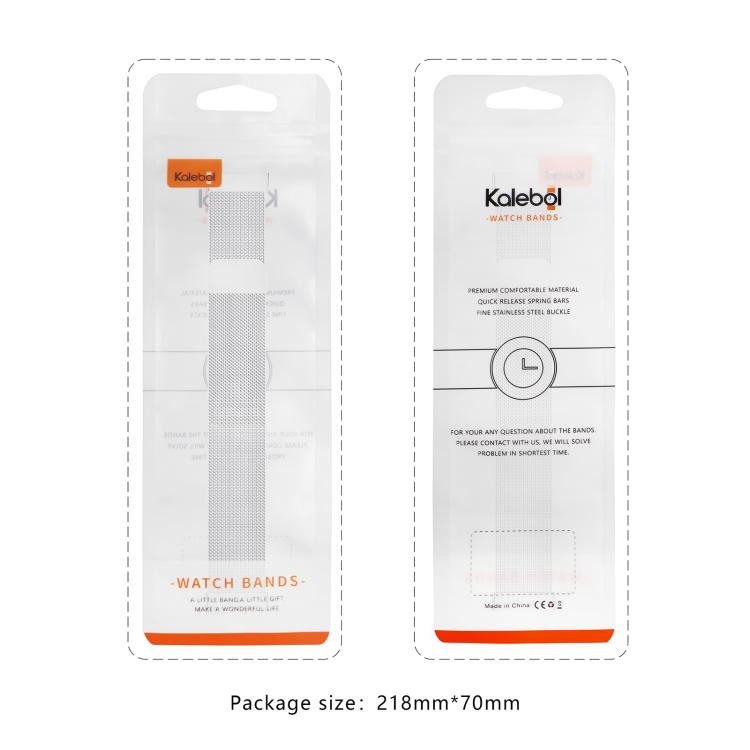 For Samsung Galaxy Watch Ultra 47mm / Ultra 2025 Kalebol Milanese Stainless Steel Watch Band(Starlight)