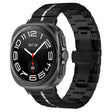 For Samsung Galaxy Watch Ultra 47mm / Ultra 2025 Kalebol One-bead Stainless Steel Watch Band(Black Silver) - free shipping - PMc TechLife - Order now!