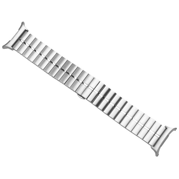 For Samsung Galaxy Watch Ultra 47mm Kalebol One-bead Stainless Steel Watch Band(Silver)